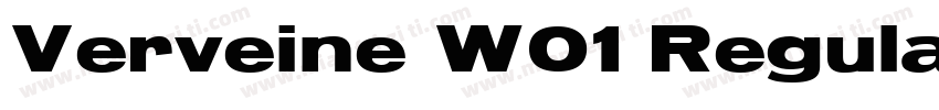 Verveine W01 Regular字体转换